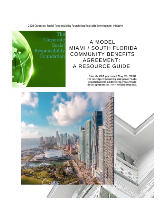 Corporate Social Responsibility Foundation Publishes a New Resource to Promote Equitable Development in South Florida