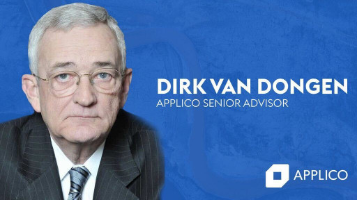 Dirk Van Dongen Joins Applico as Senior Advisor