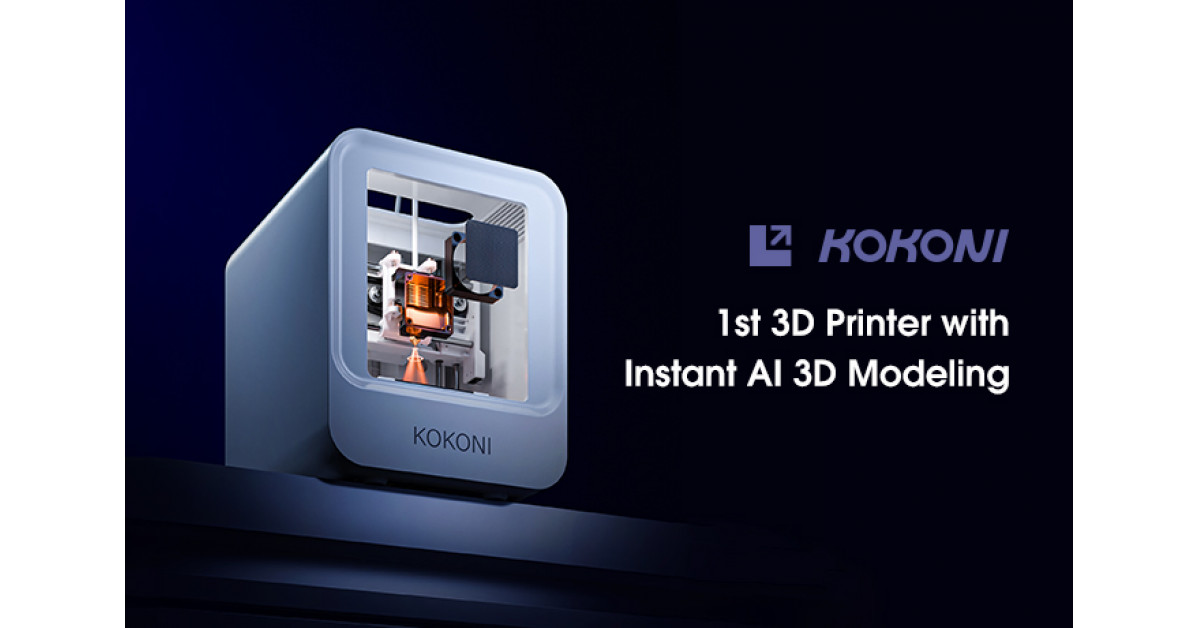 KOKONI Announces Launch of World's 1st 3D Printer With Instant AI 3D ...