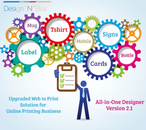 Design 'N' Buy's All-in-One Designer Version 2.1 is All Set to Hit The Online Printing Business with Upgraded Web to Print Solution