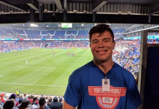 Chris at Red Bull Arena