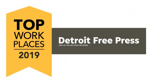 The Detroit Free Press Names Tegrit Software Ventures Inc. a Winner of the Detroit Top Workplaces 2019 Award