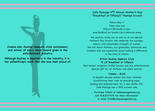 Safe Passage Celebrates Courage and Strength With a "Breakfast at Tiffany's" Mother's Day Brunch