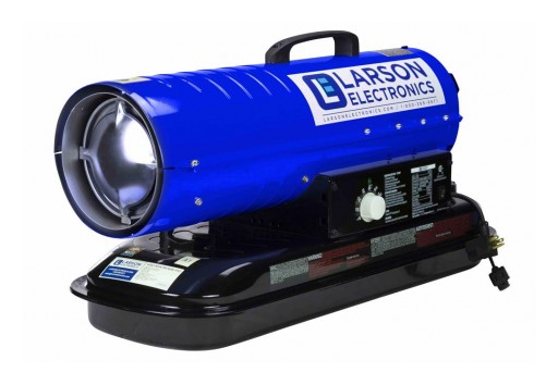 Larson Electronics Releases 120V Industrial Forced Air Heater, 240 CFM, 80,000 BTUs, 5-Gal Tank