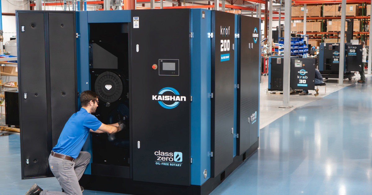 Kaishan USA Announces Exclusive Access to New Industrial, Oil-Free