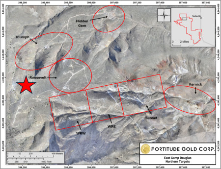 Fortitude Gold Drills 1.52 Meters Grading 13.20 g/t Gold Within 28.96 Meters Grading 2.07 g/t Gold at East Camp Douglas