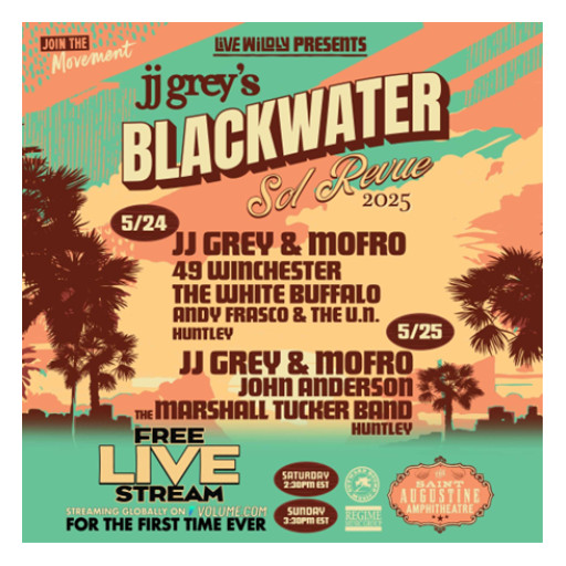 JJ Grey & Morfo's Blackwater Sol Revue To Be Livestreamed Globally