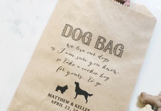 Dog Bag Favor Bag