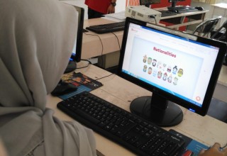 Yayasan Usaha Mulia (YUM) student in Indonesia learning on Cudoo.com