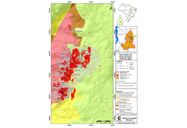Cerrado Gold Inc., Monday, September 19, 2022, Press release picture