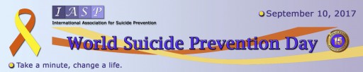 World Suicide Prevention Day (WSPD), 10 September 2017