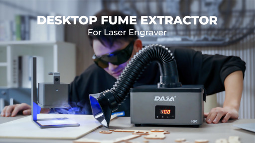 DAJA Announces Launch of DAJA-P1 - 100W Desktop Fume Extractor for All Laser Engravers