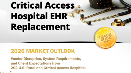 Replacement Wave of Rural and Critical Access Hospital EHR Systems Expected by 2027 Due to Cost and Operational Concerns