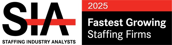 SIA 2025 Fastest Growing Staffing Firms Award