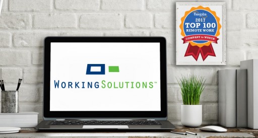 Working Solutions Places Among FlexJobs Top 10 Companies with Remote Jobs