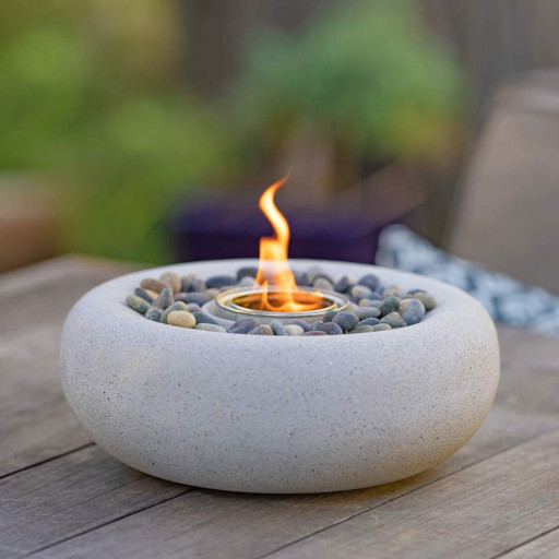 thumbnail image 2 of Luau Yellow Chunky Terrazzo Fire Glass – 1/4 To 3/8 Inch, For LP Or NG Fire Pits 2 of 5