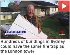 7 News Peter Bracey Non Flammable Cladding