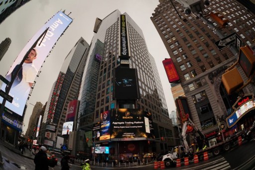 BitDATA and DDAM Jointly Display Chinese Business Card on the Large Screen of Times Square