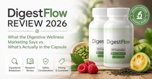 DigestFlow Reviews 2026: Could This Unexpected 5-Ingredient Formula Be the Daily Wellness Support You've Been Looking For?