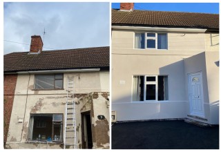 A before and after residential rehab by DCH Property Group