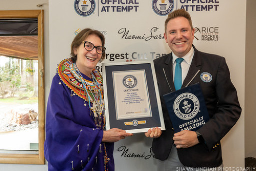 703-Carat L’Heure Bleu Tanzanite Carving Sets New GUINNESS WORLD RECORDS™ Title as World’s Largest Cut Tanzanite