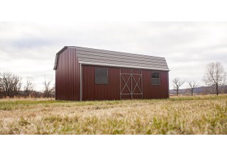 Metal Barn-Style Shed
