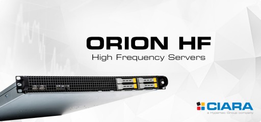 CIARA to Preview the Latest ORION HF Server Platforms Based on Intel's Skylake X Core I9 Processor and Intel's X299 Chipset at the Trading Show Chicago