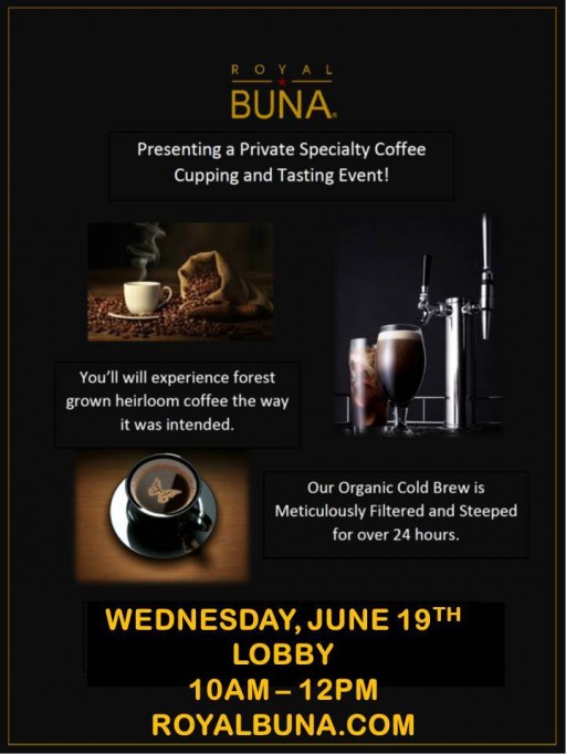 TenTen Wilshire Hosts a Specialty Coffee Tasting Featuring Royal Buna Coffee for Its Tenants