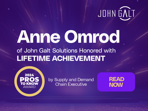 Anne Omrod Honored With 2024 Lifetime Achievement Pros to Know Award by Supply and Demand Chain Executive