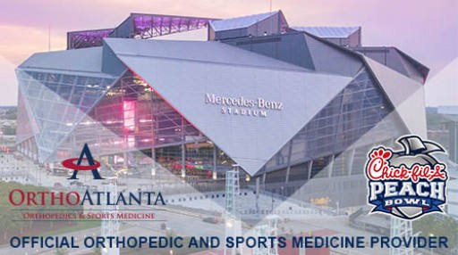 OrthoAtlanta an Official Partner of the 2019 College Football Playoff Semifinal at the Chick-fil-A Peach Bowl