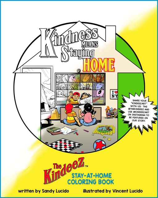 Butterfly Fish Productions Releases a Free Stay-at-Home Digital Coloring Book to Thank Front-Line Workers and to Launch the Kindeez Children's Book Series That Promotes Kindness