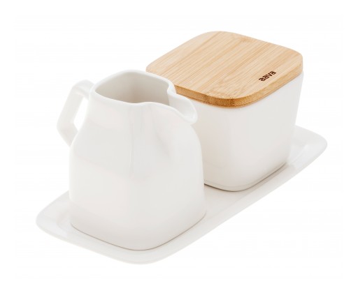 Aava's Scandinavian-Inspired Milk & Sugar Set Features Style, Simplicity