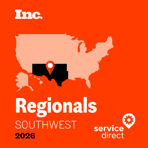 Inc. Names Service Direct to Its 2026 List of the Fastest-Growing Private Companies in the Southwest