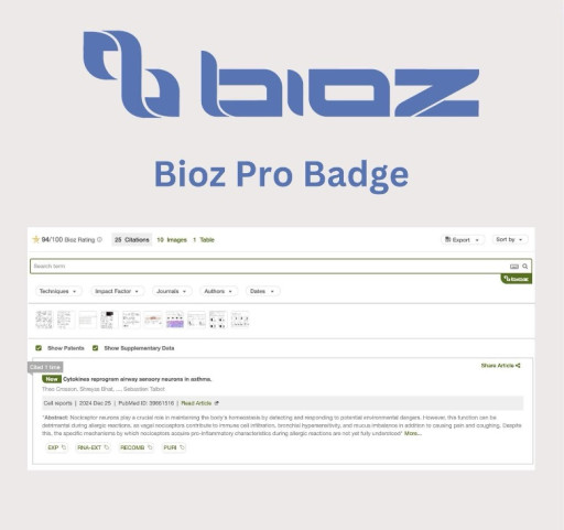 Bioz Badges Highlight the Broad Applications of Chondrex Products