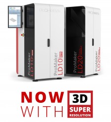 Prodways ProMaker LD Series 3D Printers with Super-Resolution