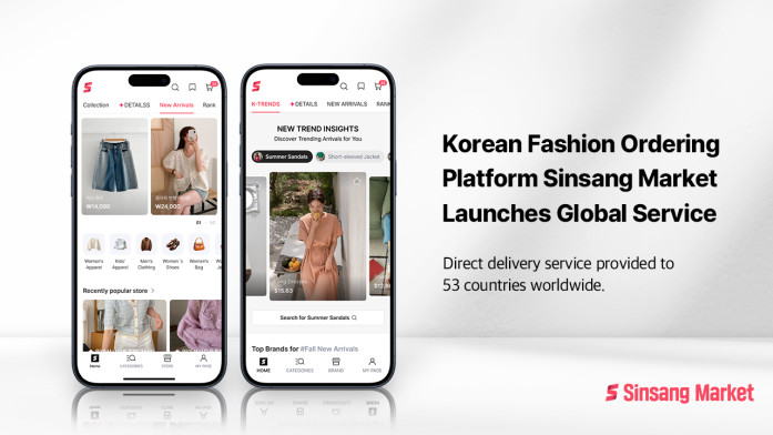 The World s Largest Korean Fashion Ordering Platform Sinsang Market Launches Global Service