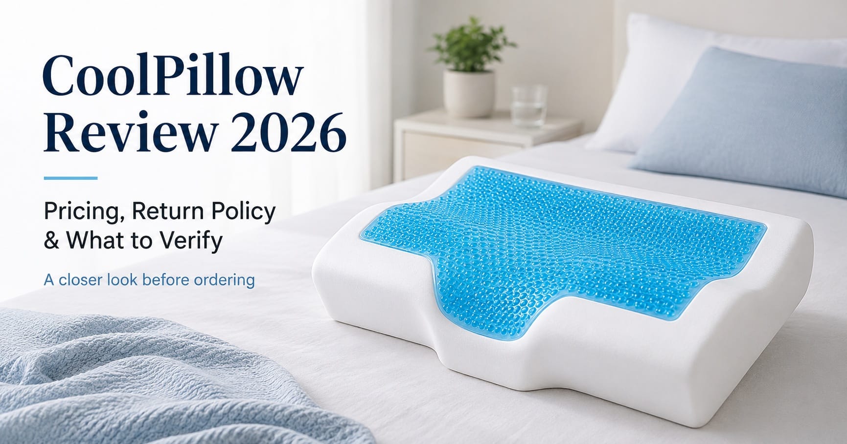 CoolPillow Review 2026: Is the $49 Cooling Pillow Offer Making