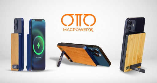 Otto Case Gladly Introduced Their Newly Launched OttoMag-PowerX Wireless Charger Power Bank to Kickstarter
